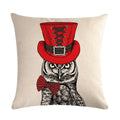 Axyaa Cartoon Dog Linen Pillow Case 45*45cm