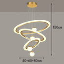 Axyaa Nordic Dining Room Pendant Light Chandelier for Living Room