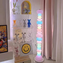 Axya Rainbow Glass Floor Lamp for Colorful Room Decor