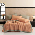 Axyaa Cotton Bubble Double-Layer Yarn Summer Quilt Set