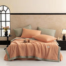 Axyaa Cotton Bubble Double-Layer Yarn Summer Quilt Set