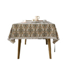 Axya American Floral Jacquard Bohemian Table Cloth - Thick, Stylish Table Cover