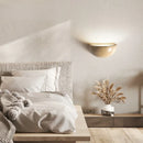 Axyaa Yellow Travertine Stone LED Wall Lamp for Interior Lighting