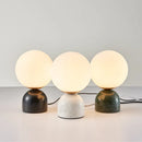 Axyaa Modern Nordic Glass Desk Lamp for Stylish Workspace Lighting