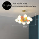 Axyaa Magic Beans Chandelier: Nordic Color Kids' Room Pendant Light