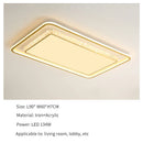 Axyaa Modern Acrylic LED Ceiling Lamp for Luxury Living Room and Bedroom