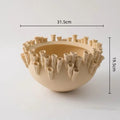 Axyaa Ceramic Vase Art Flowerpot Home Decor Handicrafts Relief Flower Vase