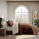 Axyaa King Size Velvet Quilt Set: Luxurious Soft Bedding, Lightweight Comforter for All Seasons
