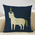 Axyaa Animal Linen Cushion Cover - Decorative Sofa Pillow - Home Decor - 45x45CM