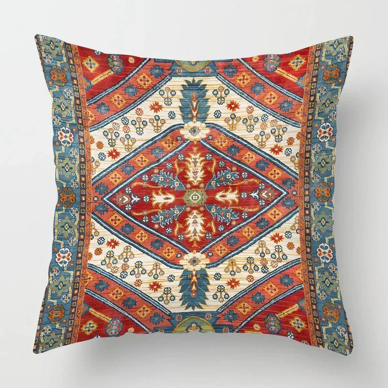 Moroccan Ethnic Pillowcase Sleeve for Home Décor by Axyaa