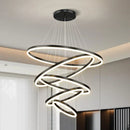 Axyaa LED Pendant Chandelier for Living Room Bedroom Decor