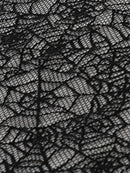Axyaa Black Lace Cobweb Table Runner Gothic Home Party Kitchen Decor