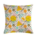 Axyaa Geometric Flax Pillow Case 45*45cm - Home Sofa Adornment & Cushion Cover
