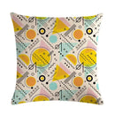 Axyaa Geometric Flax Pillow Case 45*45cm - Home Sofa Adornment & Cushion Cover