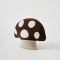 Axyaa Plush Mushroom Pillow 45x50cm. Removable Cover, Decorative Cushion for Bedroom Sofa.