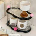Axyaa 2 Tier Cup Holder & Organizer Tray - Kitchen Mug Storage Rack