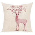 Milu Deer Pattern Print Pillow for Home Decor by Axyaa