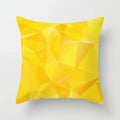 Geometric Black Yellow Cushion Covers - Axyaa Modern 18" Throw Pillow Case