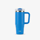 Axyaa Stainless Steel Vacuum Tumbler with Straw and Handle