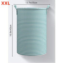 Axyaa Cotton Linen Laundry Basket | Large Capacity Storage Bag | Household Sundries Organizer