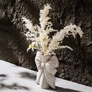 Axyaa Ceramic Vase White Hydroponic Flower Pot Elegant Gift Box Decoration