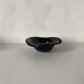 Axyaa Wave Salad Bowl Saucer - Creamy Color, Ins Style, Dishwasher Safe, Dessert Snack