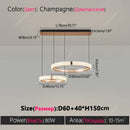 Axyaa Nordic Ring Chandelier for Living, Dining & Bedroom