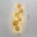Axyaa LED Glass Wall Light Set for Living Room TV Background & Bedside Aisle
