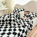 Axyaa Panda Plush Thermal Blanket | Four-Season Soft & Cozy Sofa Throw for Warmth