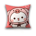 Axyaa 45x45 Cushion Cover, Cute Square Pillowcase, Birthday Wedding Gift