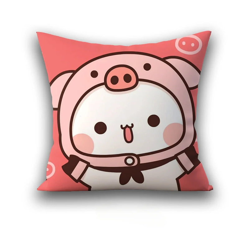 Axyaa 45x45 Cushion Cover, Cute Square Pillowcase, Birthday Wedding Gift