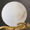 Axyaa Copper Marble Wall Lamp: Wabi-Sabi Style Zen Lighting for Bedroom, Balcony, or Staircase