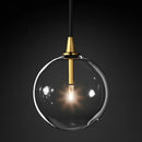 Axyaa Globe LED Pendant Light - Nordic Gold Metal Hanging Lamp