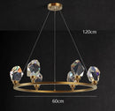 Axyaa LED Chandeliers: Modern Pendant Lighting for Dining Room, Ceiling Hanging Lamps