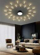 Axyaa Sunflower Chandelier LED Ceiling Light for Home Illumination