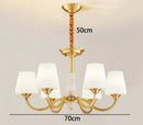 Axyaa Luxury Crystal Chandelier Pendant Light for Living and Dining Room