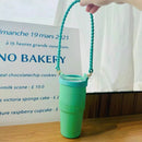 Axyaa 30/40 oz Silicone Tumbler Handle - Portable Cup Strap for Stanley Cup