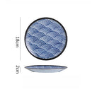 Axyaa Retro Ceramic Steak & Sushi Plate for Molecular Cuisine Tableware