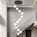 Axyaa Modern Pendant Light Chandelier LED Ceiling Lamp for Indoor Dining Room