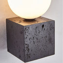 Axyaa Black Hole Stone Modern Wall Light Sconce for Bedroom, Living Room