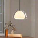 Axyaa Glass Jelly Chandelier Pendant Lamp for Living Room, Bedroom, and Restaurant