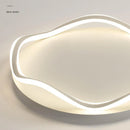 Axyaa Round LED Ceiling Light with Remote Control, Dimmable Chandelier for Living Room