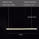 Axyaa Deluxe Crystal Pendant Chandelier - Modern Dimmable LED Lighting Fixtures