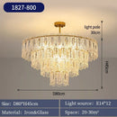 Axyaa Modern Retro Glass Luxury Chandelier for Living Room and Bedroom
