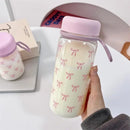 Axyaa Bow Water Bottle With Straw 400/600ml Tumbler - BPA Free
