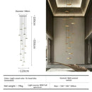 Axyaa Solid Wood Japanese Wabi-sabi Chandelier with LED for Tea Room, Restaurant, or Staircase