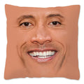 Dwayne Johnson Rock Face Cushion Cover for Sofa by Axyaa - Home Decor Pillowcase