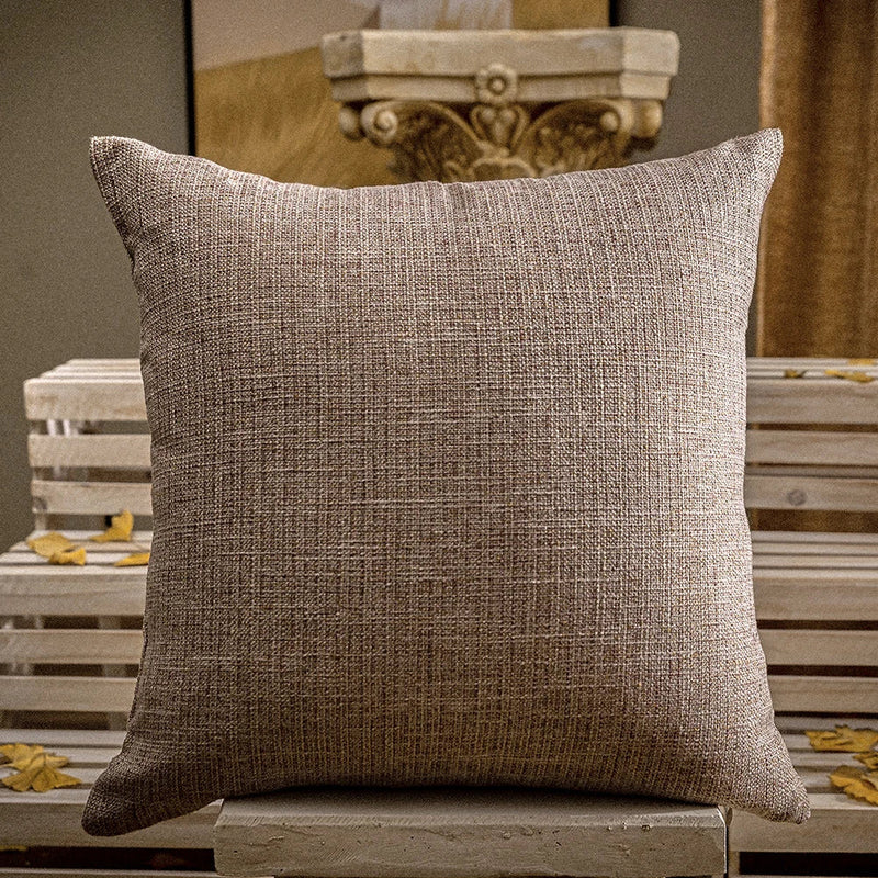 Axyaa Warm Autumn Winter Solid Pillow Covers 45x45cm - 1PC