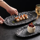 Axyaa Ceramic Sushi Dessert Plate Fish Specialty Tableware