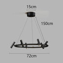 Axyaa Modern LED Pendant Chandeliers for Home, Living Room & Dining Room Lighting